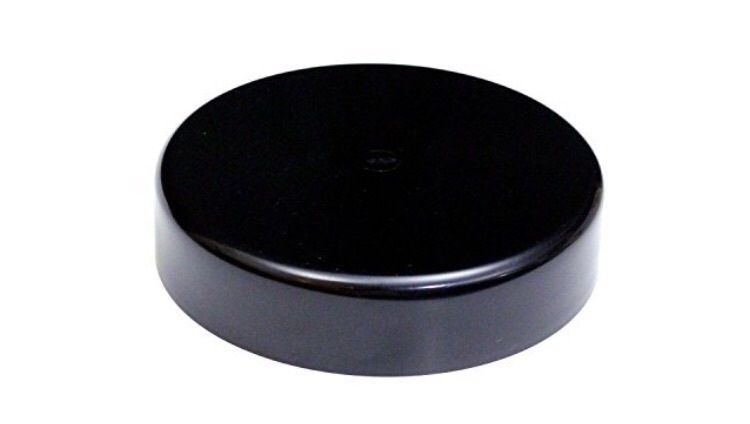 Dock Hardware Black Flat Pile Caps UV-Resistant Protection