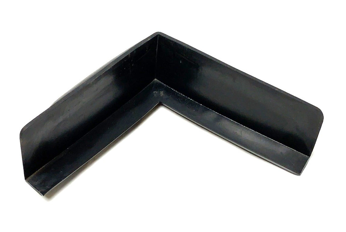 Dock Hardware black rub rail corner bumper back side
