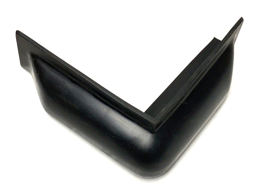 Dock Hardware black rub rail corner bumper front