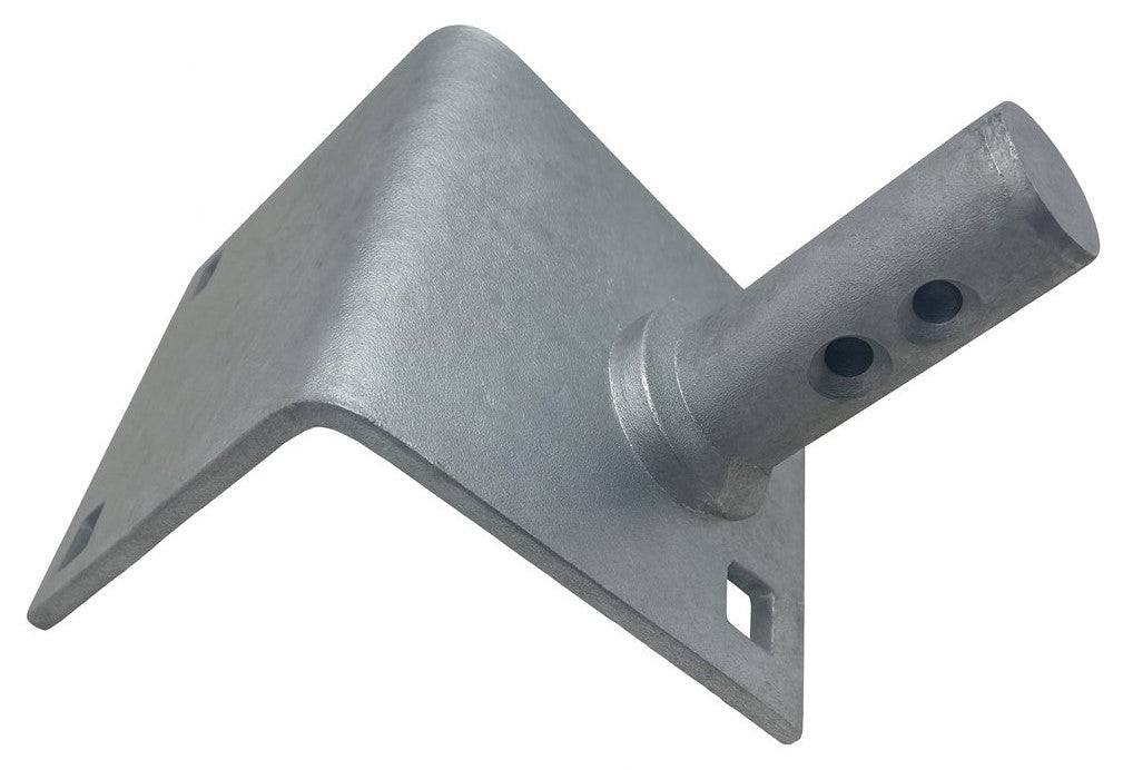 Galvanized steel hoop angle bracket for Dock Hardware pile guides