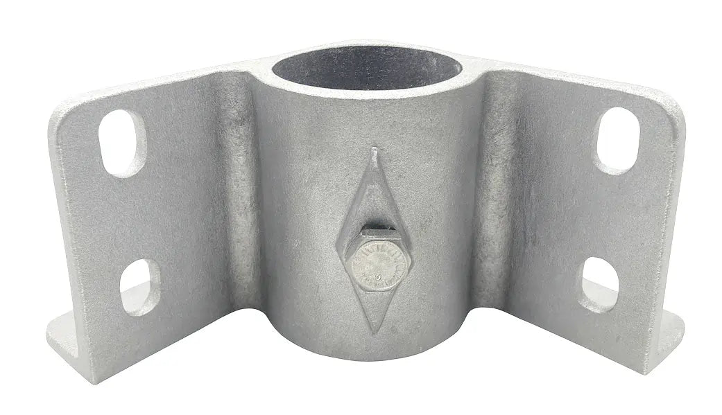 Dock Hardware DH-PCB1.5 1.5" Pipe Corner Bracket for dock frames front view