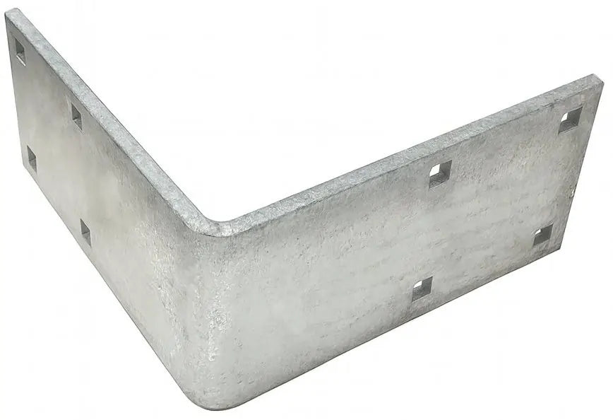 Dock Hardware DH-E3/8 Outside Corner – 3/8" Galvanized Steel Dock Connector