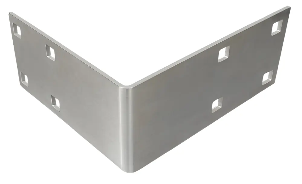 DH-SSE stainless steel dock outside corner bracket 1/4 inch thick