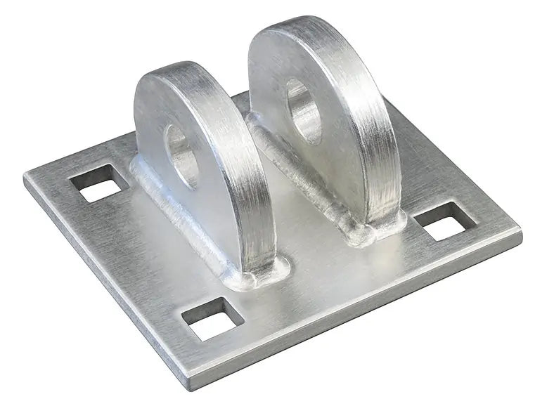 dock hardware stainless T-female connector with dual welded ears