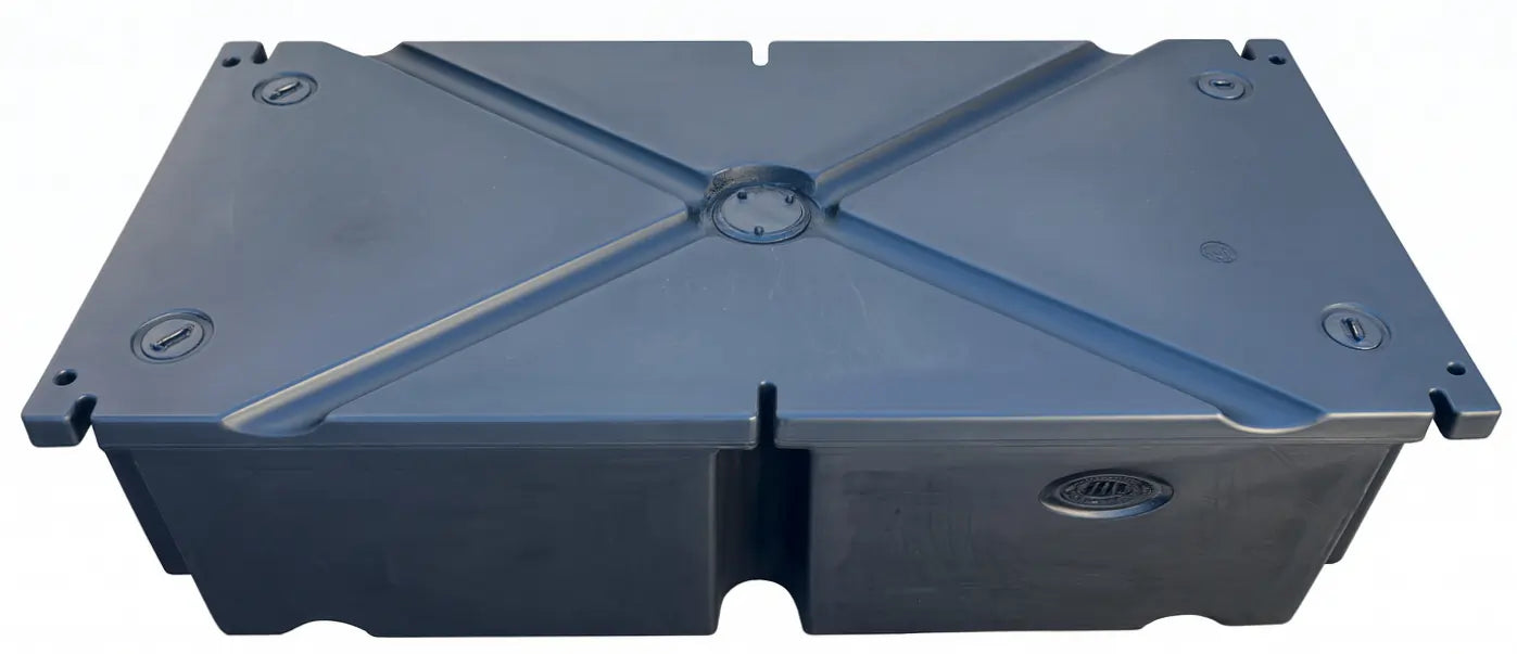 dock hardware permafloat side view