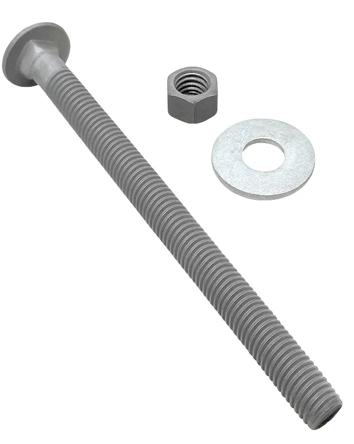 1/2" x 6" Galvanized Carriage Bolt Set GCB-1260 with washer and nut