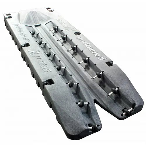 Permaport Xpress floating jet ski slip with self-centering entry and rollers