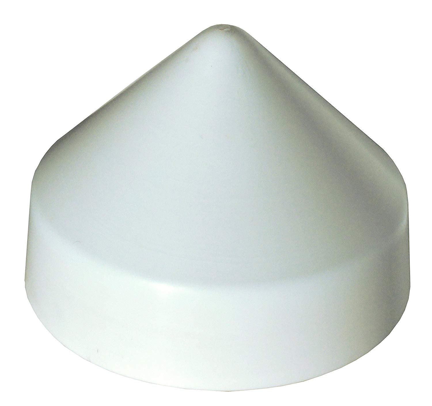 Dock Hardware White Cone Pile Caps UV-Resistant Polyethylene