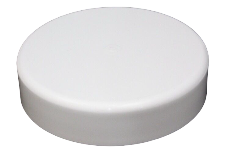 Dock Hardware White flat pile cap