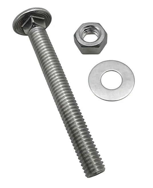 Dock Hardware SCB-1245 carriage bolt with nut and washer