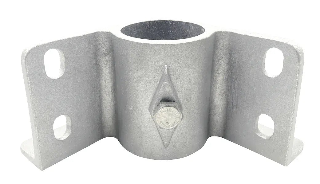 Dock Hardware DH-PCB2.0 2" Pipe Corner Bracket for dock frames front view