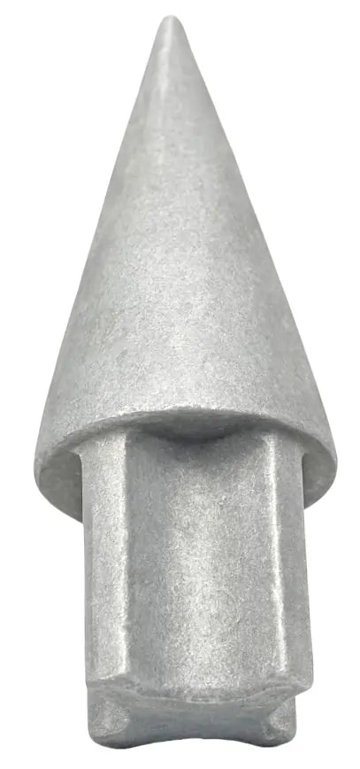 Dock Hardware DH-PP1.5 1.5" Pipe Point Cast Aluminum front view
