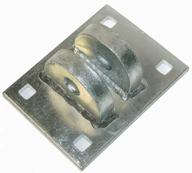 5x6.75 galvanized T-Male dock connector with dual welded ears