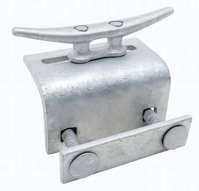 Dock Hardware DH-MC06-SET 6 inch galvanized cleat set with hardware 6" assembled