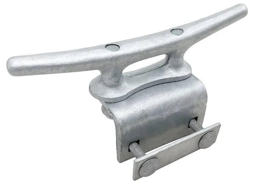 Dock Hardware DH-MC12-SET 12 inch galvanized cleat set with mounting hardware 12" assembled