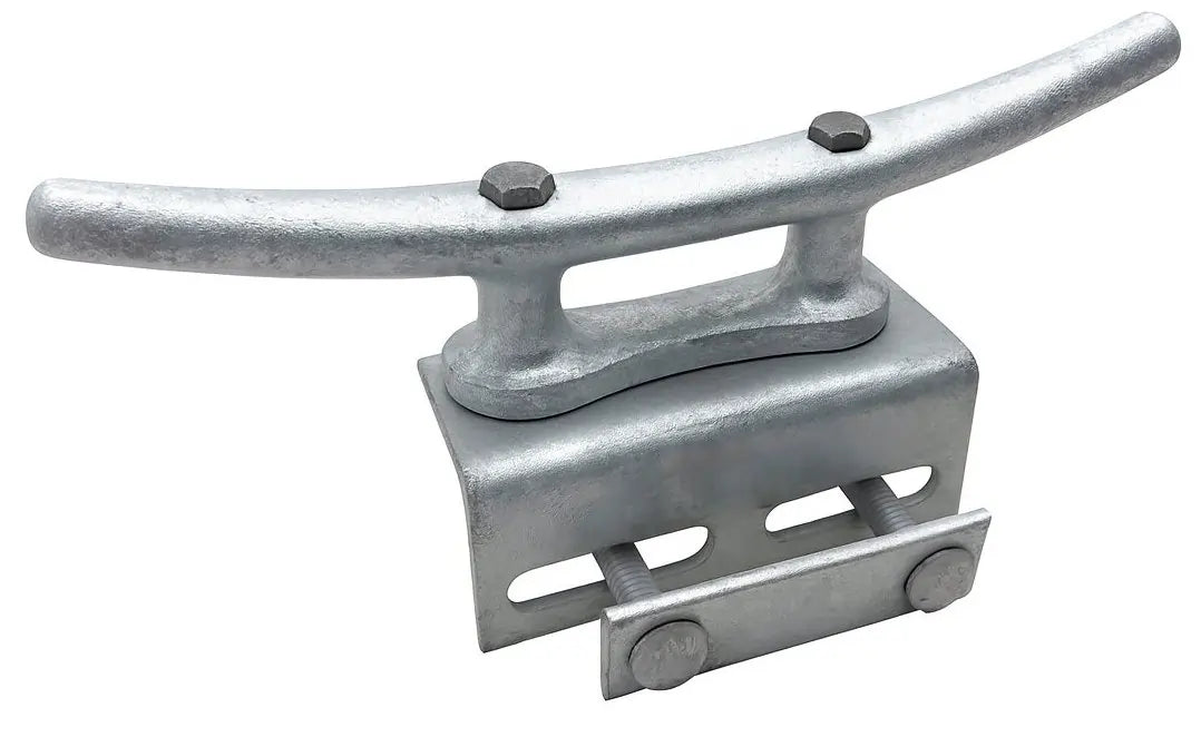 Dock Hardware DH-MC14-SET 14 inch galvanized cleat set with hardware 14" assembled