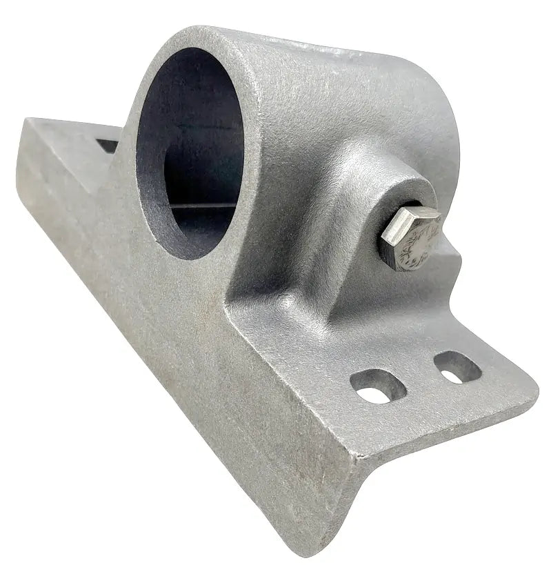 Dock Hardware DH-PCB pipe side bracket side view