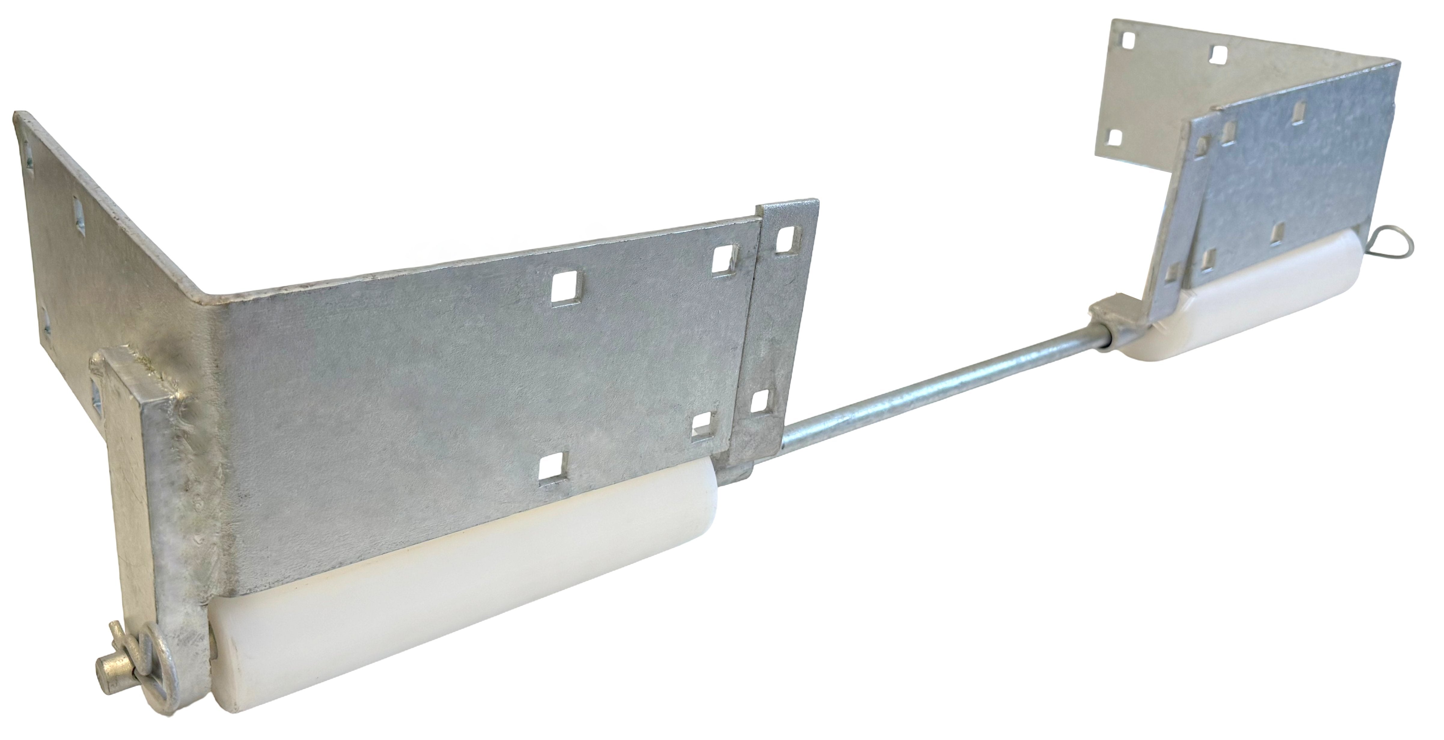 3 foot dock ramp roller assembly galvanized steel with PVC rollers
