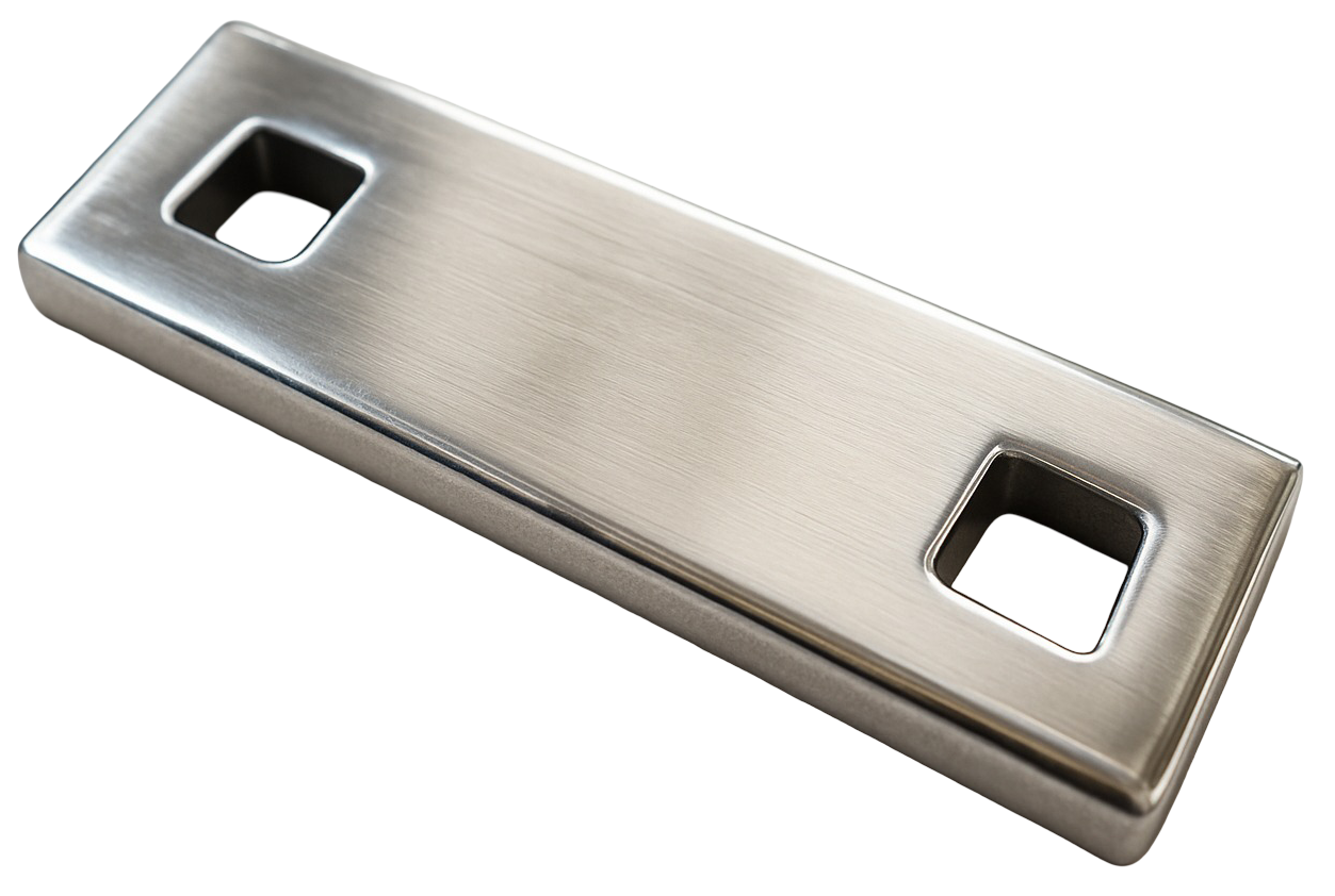dock hardware stainless washer plate 1.5 x 5 inch marine grade