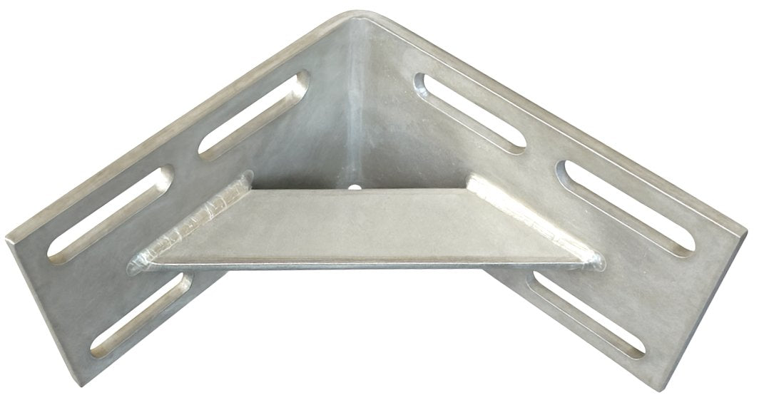 DH-SSIN stainless steel dock inside corner bracket with gusset brace