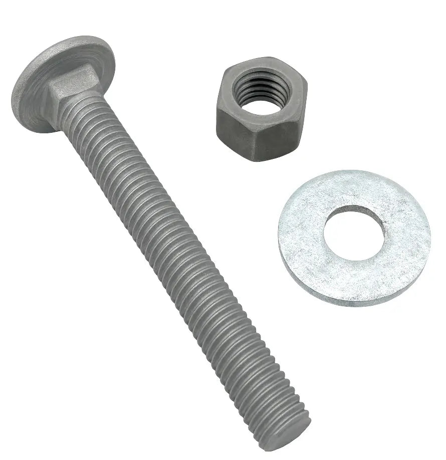 1/2" x 4.5" Galvanized Carriage Bolt Set GCB-1245 with washer and nut