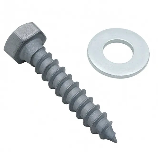 Galvanized Hex Lag Bolt Set HL with washer – Dock Hardware