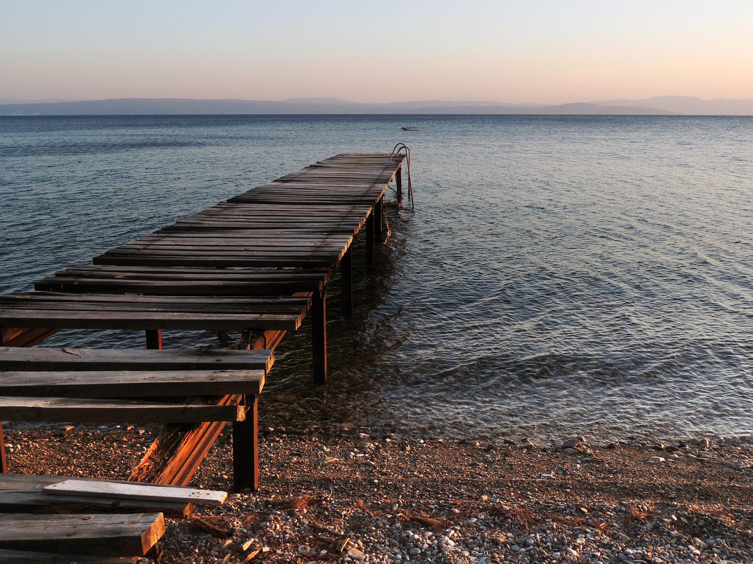 Old wooden pier on sunset – Dock Hardware